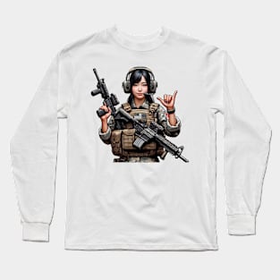 Tactical Girl Long Sleeve T-Shirt